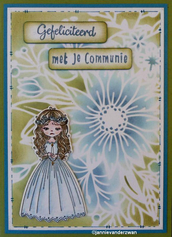 Pochoir A6 pour ensemble de couleurs magnétiques Fleur 1