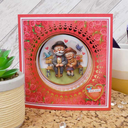 Delightful Golden Oldies Decoupage Card Kit
