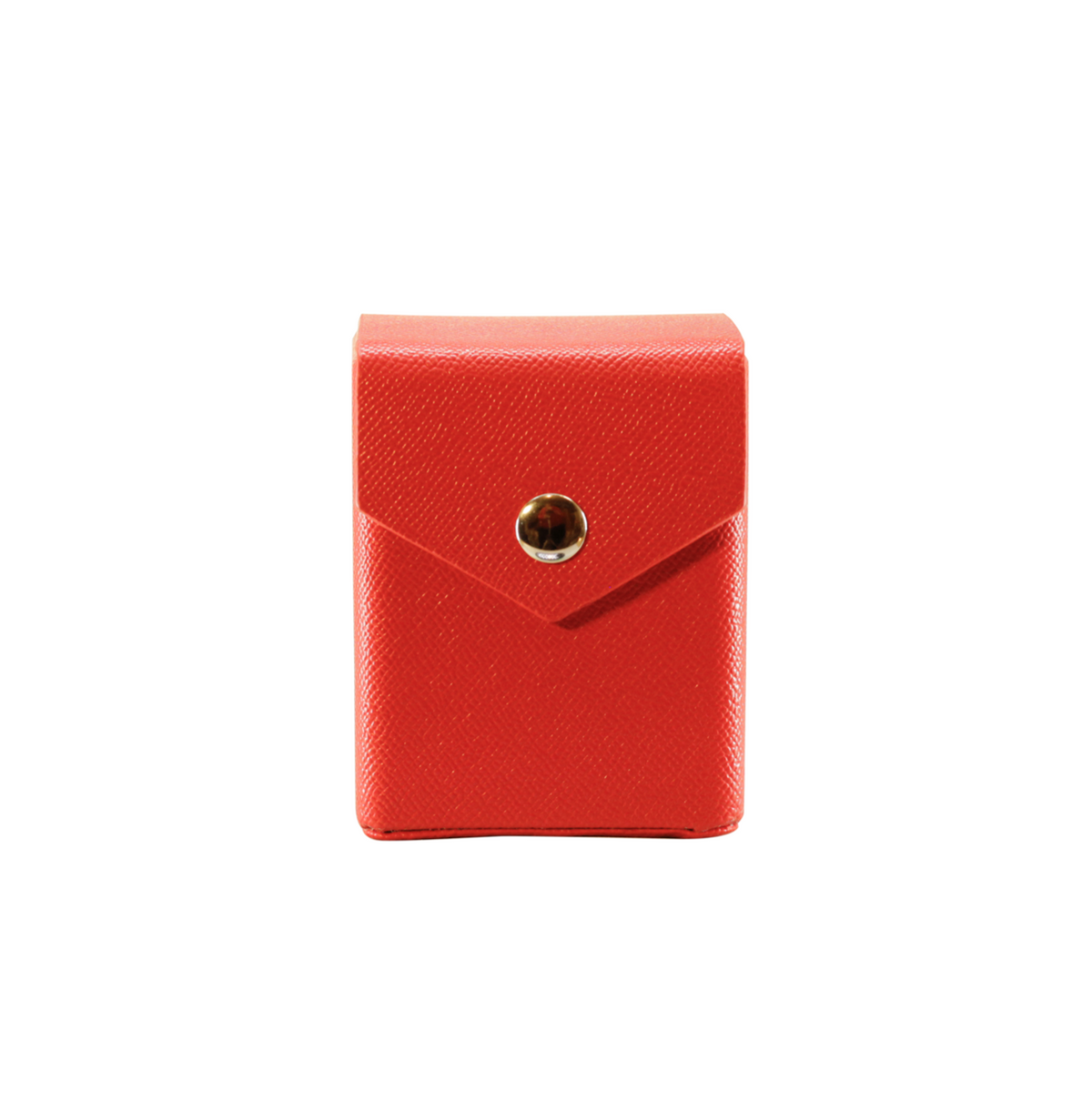 Red Mach 2 Deck Box - Hard Shell - Textured Vegan Leather