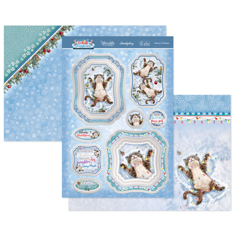 Meowy Christmas Luxury Topper Set