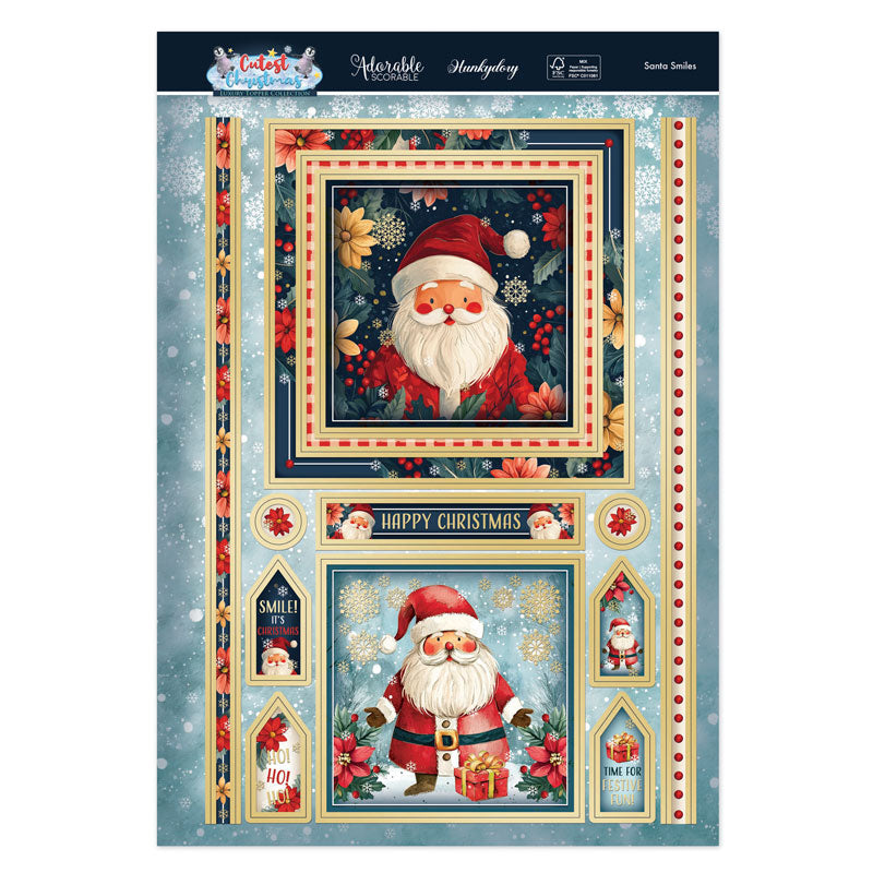 Ensemble de décorations de luxe Sourires du Père Noël