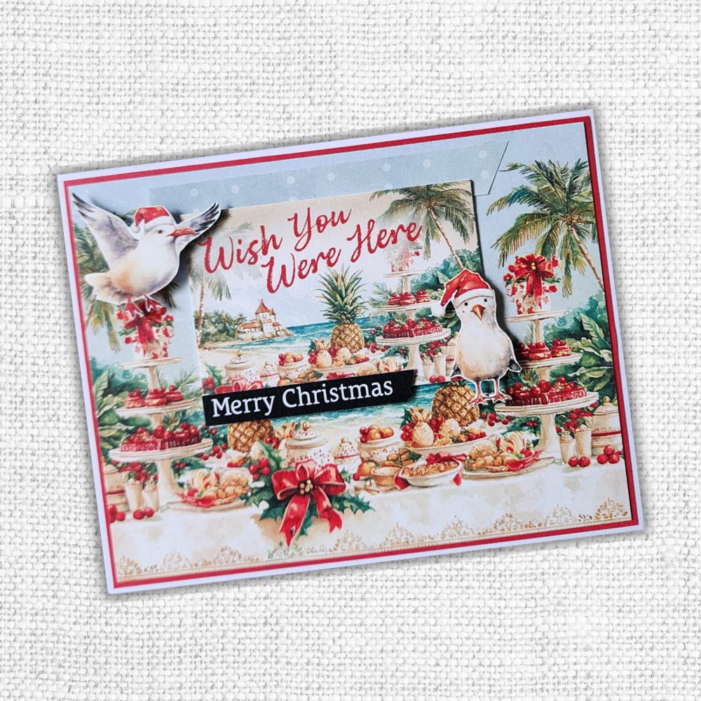 Tropical Christmas E Papier 30x30 cm (Paquet de 12) 33129