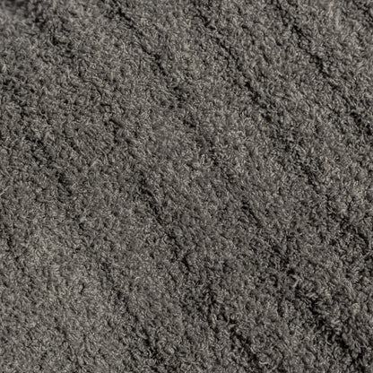 Jeté étendu côtelé anthracite