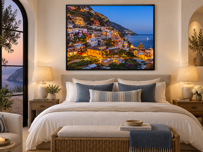 Vibrant Amalfi Coast - Canvas Print-Skyline