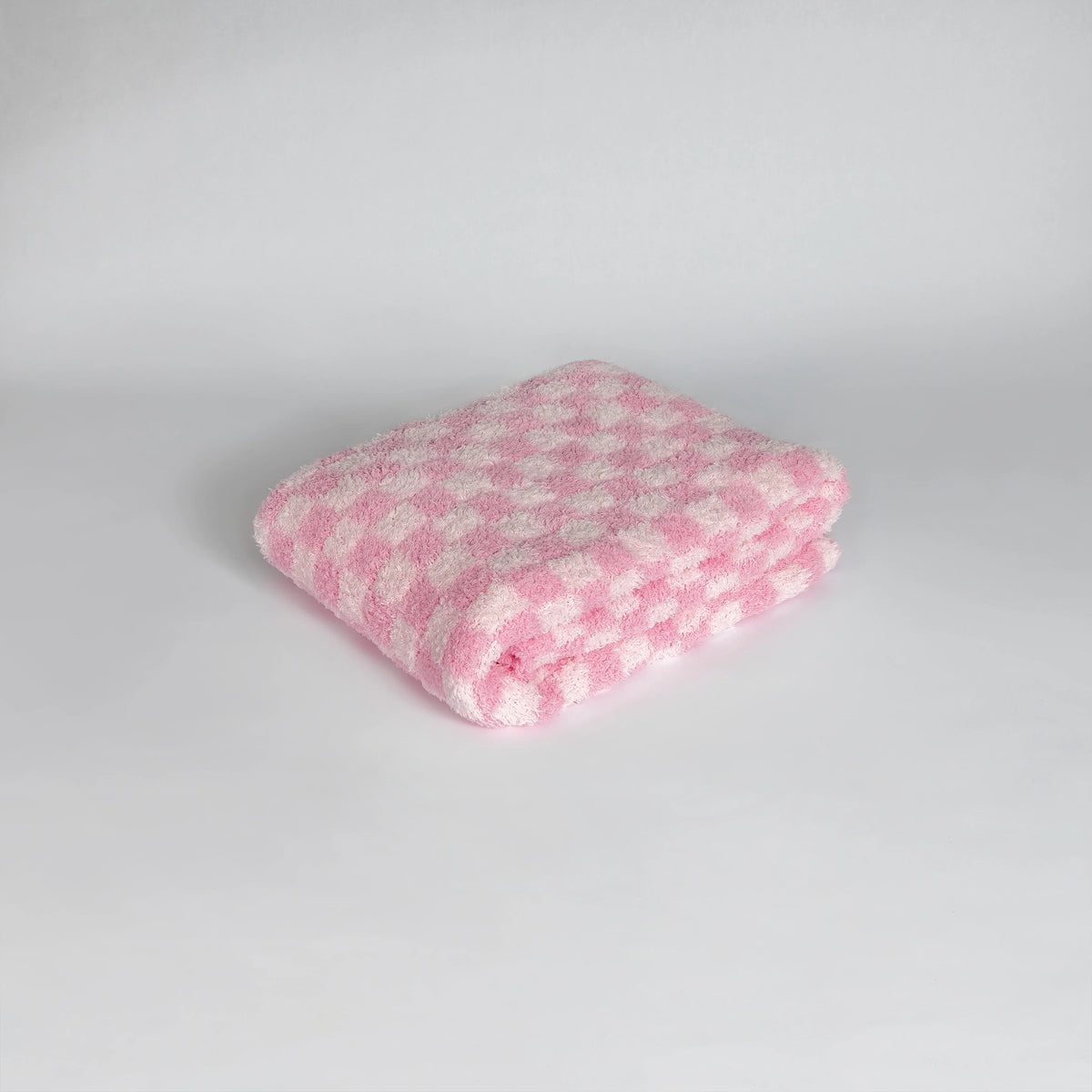 Cotton Candy Check Print Toddler Blanket