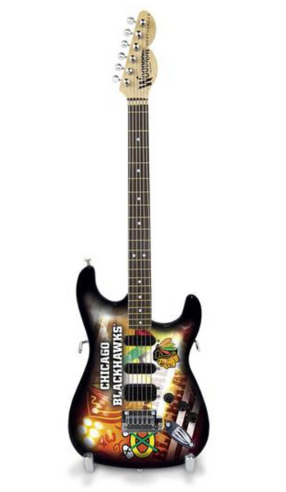 Chicago Blackhawks 10" Collectible Mini Guitar