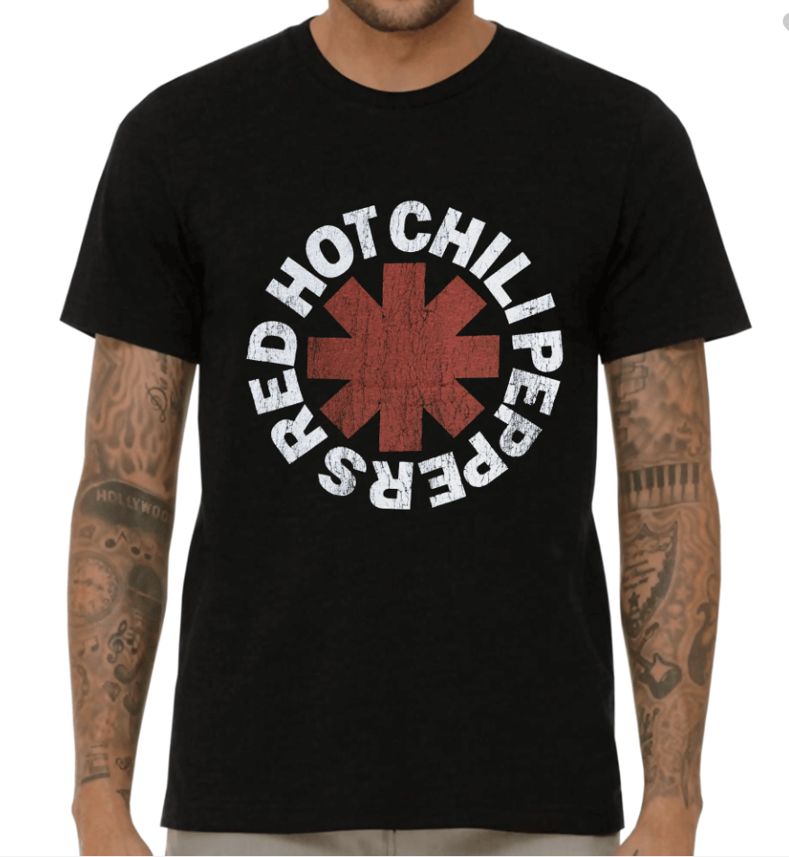 Red Hot Chili Peppers Distressed Asterisk T-Shirt