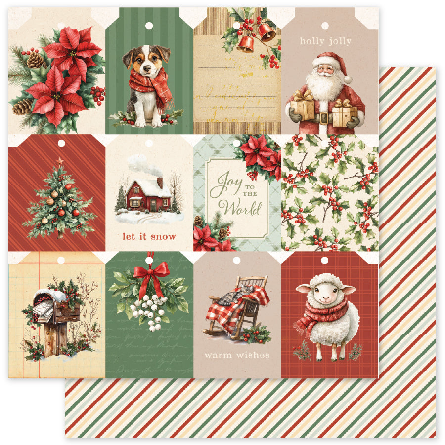 Collection de papiers "Bases de la ferme de sapins de Noël" 6x6 35274
