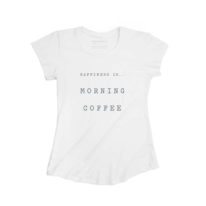 T-shirt en bambou café pour femme, blanc