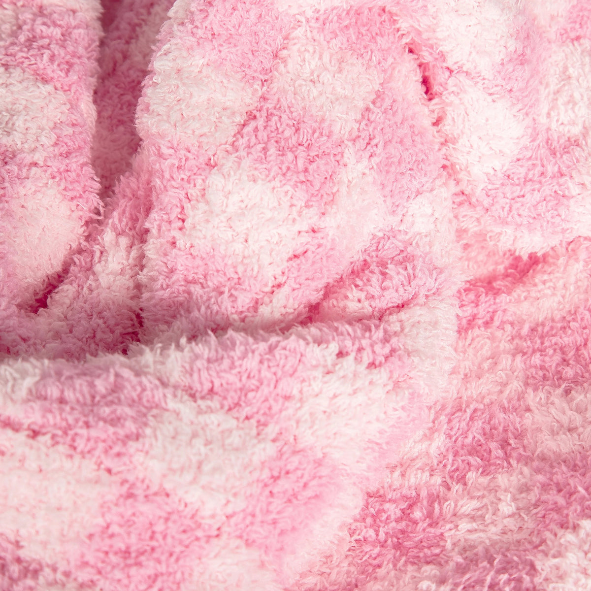 Couverture pour tout-petit à carreaux imprimés Cotton Candy
