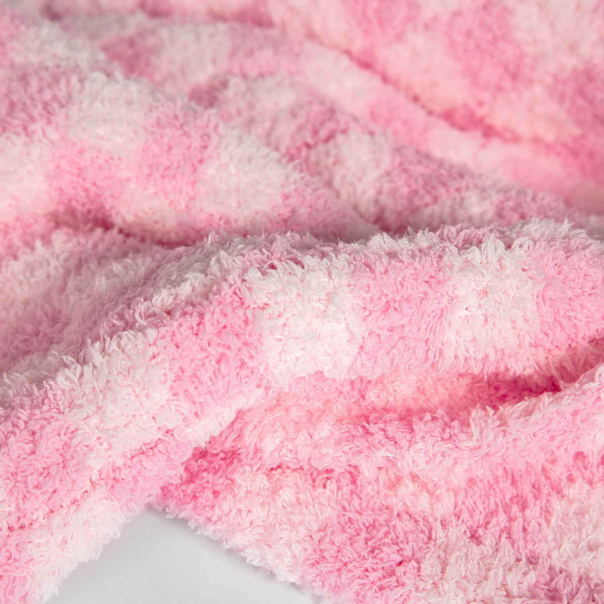 Couverture pour tout-petit à carreaux imprimés Cotton Candy