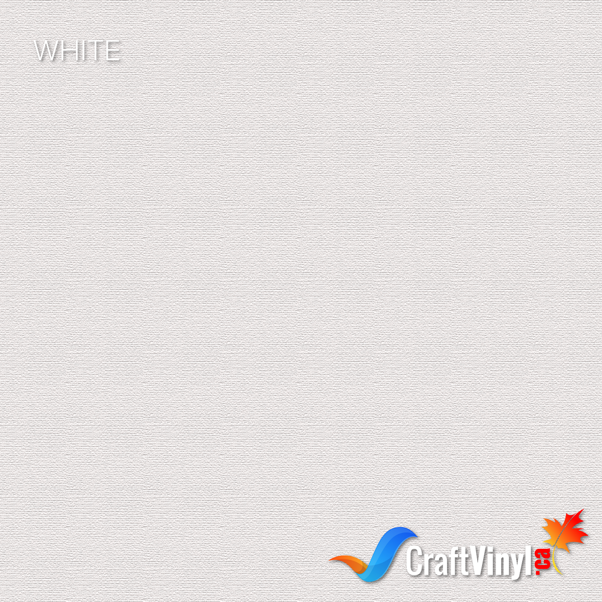 Vinyle thermocollant gonflant blanc de 30,5 cm x 25,4 cm