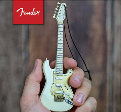 FENDER 50s Stratocaster Guitar Holiday Ornament 6"– Cream