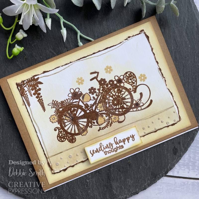 Creative Expressions Designer Boutique I Wheelie Love My Bike Lot de tampons transparents 15,2 x 10,2 cm