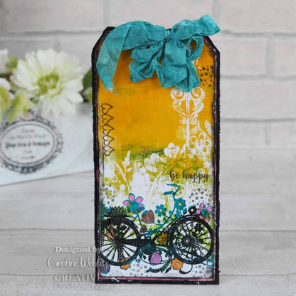 Creative Expressions Designer Boutique I Wheelie Love My Bike Lot de tampons transparents 15,2 x 10,2 cm