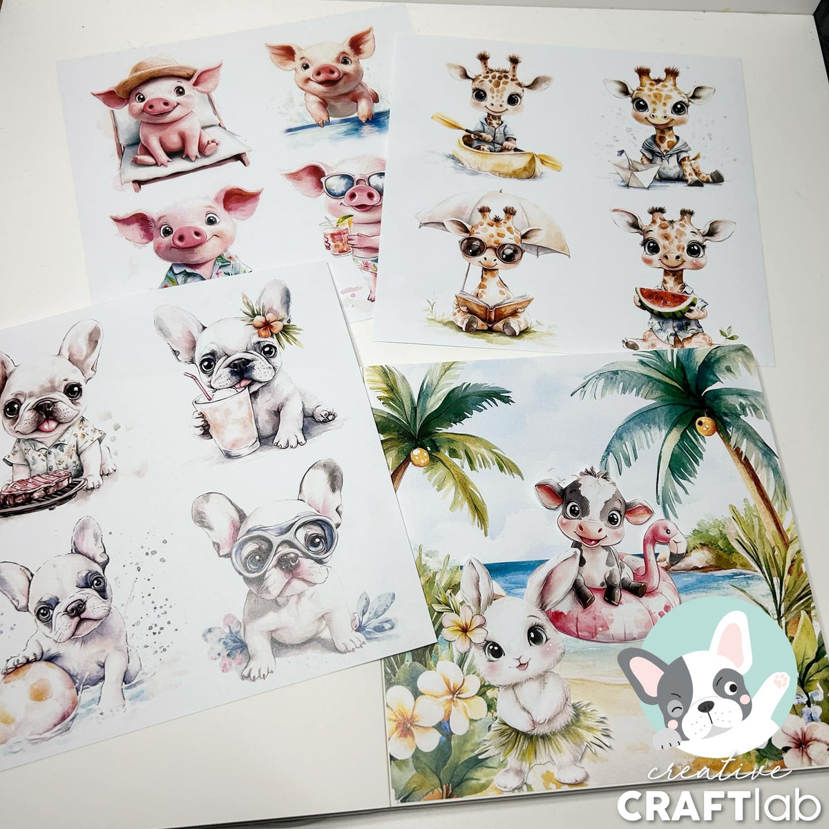 CCL Collage Éphémères Brise d'Été Essentiels 18 Pièces