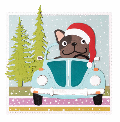 Assortiment de papiers CCL Frenkie's Xmas Friendz 210x297x3mm 12 FEUILLES n°16