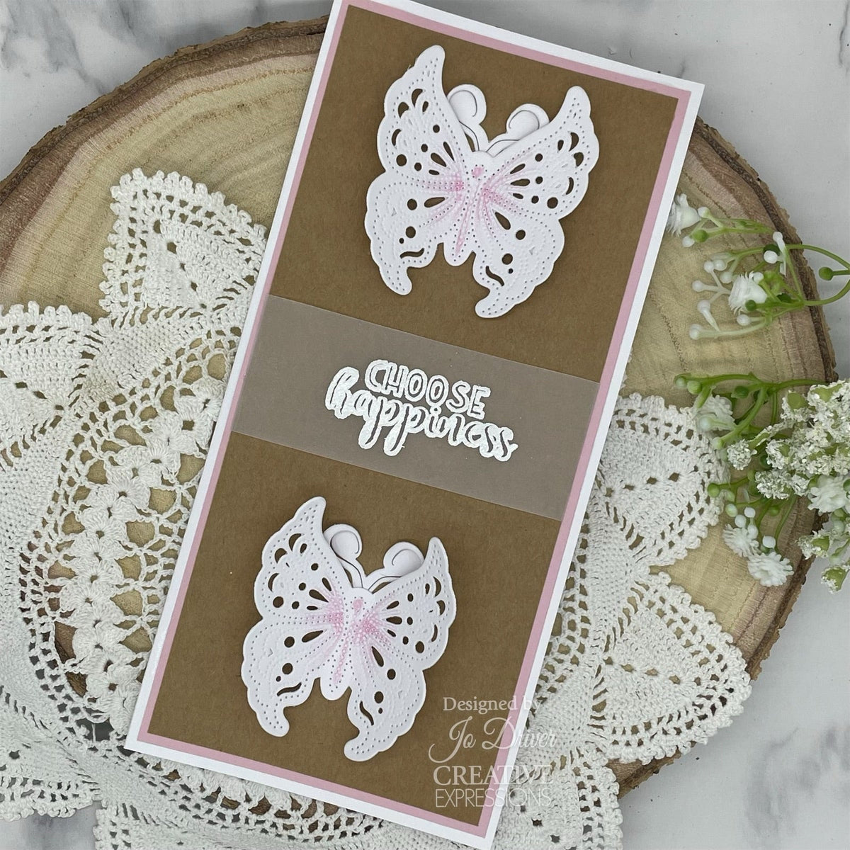 Creative Expressions Jamie Rodgers Matrices de coupe Papillon Délicat