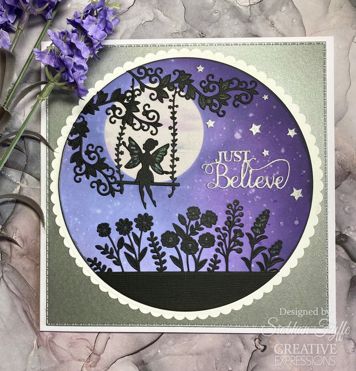 Matrice de découpe Creative Expressions Jamie Rodgers Fairy Village Coin Flore