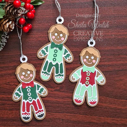 Creative Expressions Paper Cuts Festive Gingerbread Boy Craft Die