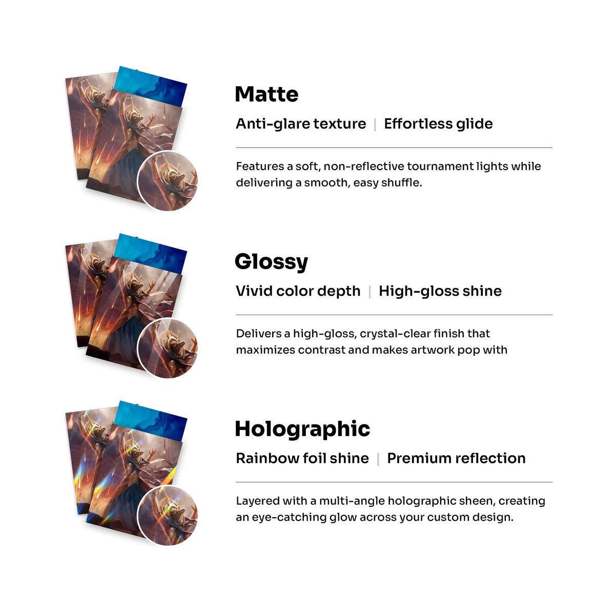 Sky God Dragon Card Sleeves