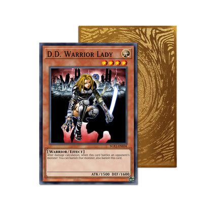 D.D. Warrior Lady Metal Orica Card