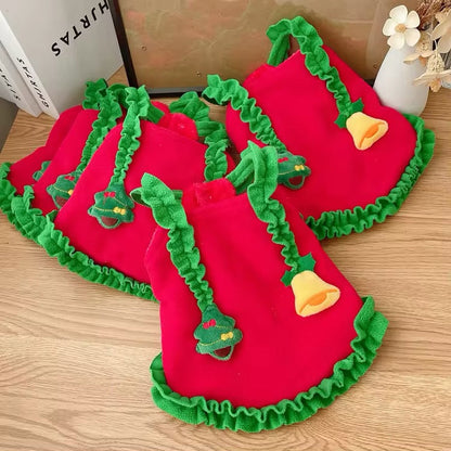Jingle Bells Dress for Dogs – Festive Holiday Dog Dress