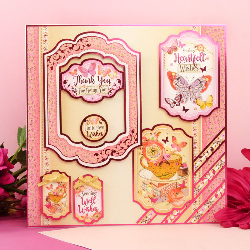 Blocs de papier deluxe - Papillons rougissants