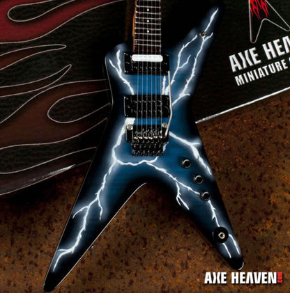 Réplique miniature de guitare Dimebag Darrell Signature Lightning Bolt - Sous licence officielle