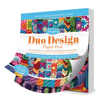 Duo Design Paper Pads - Colourful Crochet & Wonderful Wool
