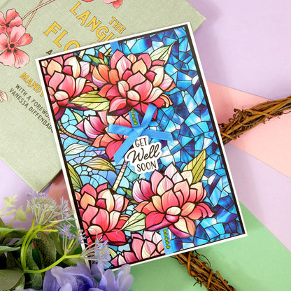 Duo Design Paper Pads - Stained Glass & Cracked Glass