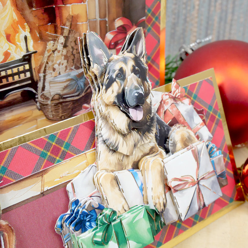 Feuille de décoration pour découpage Rottweiler et Berger allemand