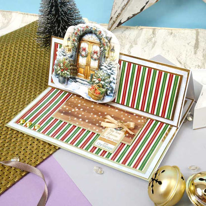 Feuille de dessus de découpage « Un accueil chaleureux d'hiver »