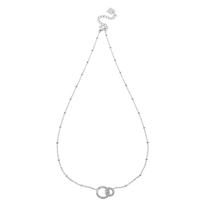 DELANEY Collier en Argent avec Pavé de Zircons