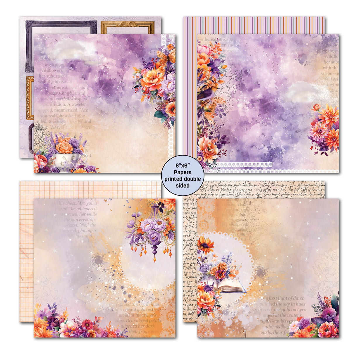 3Quarter Designs Dawns Glow 6x6 Paper Pack
