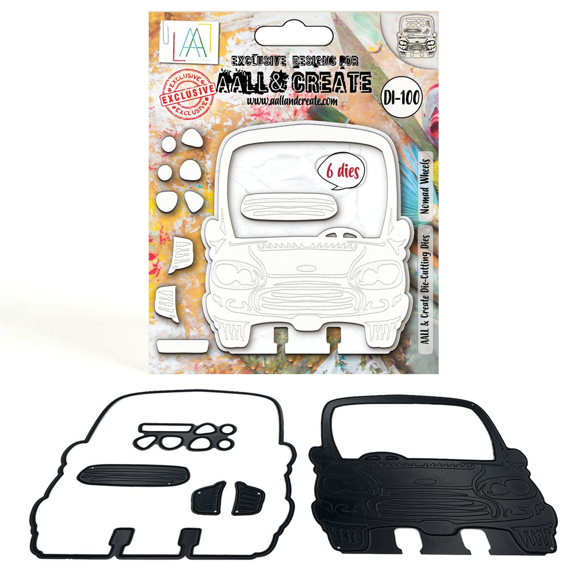 AALL and Create - Die-Cutting Die Set - Nomad Wheels