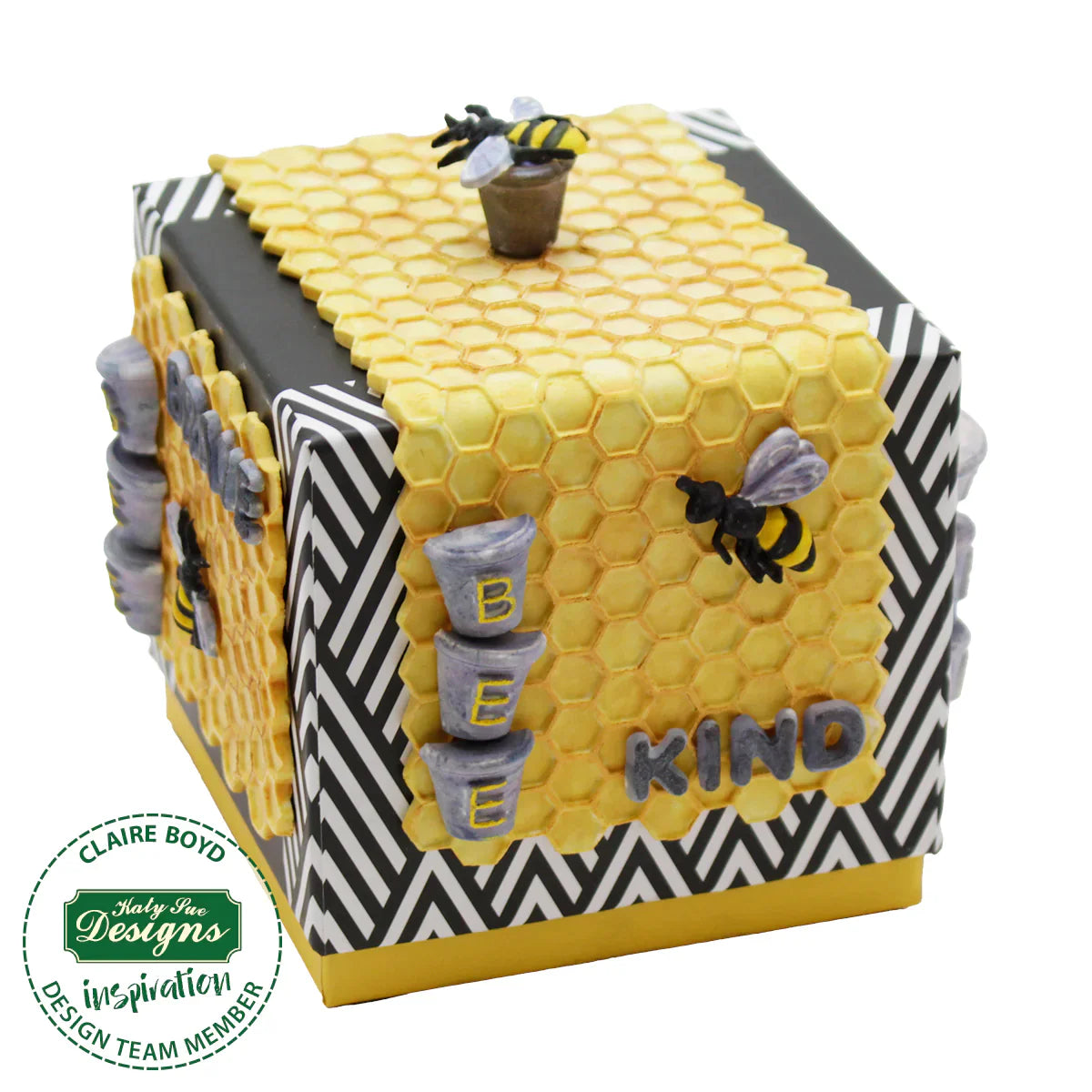 Moule en silicone nid d'abeille et abeilles en continu