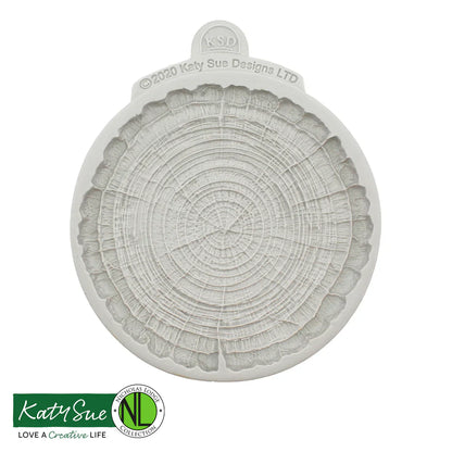 Flower Pro Medium Log Slice  Silicone Mould