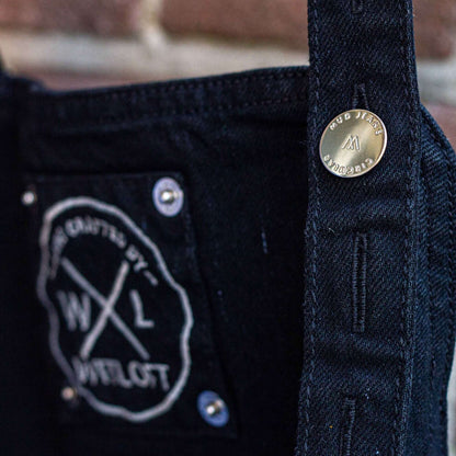 WITLOFT - Tablier court en jean - Noir
