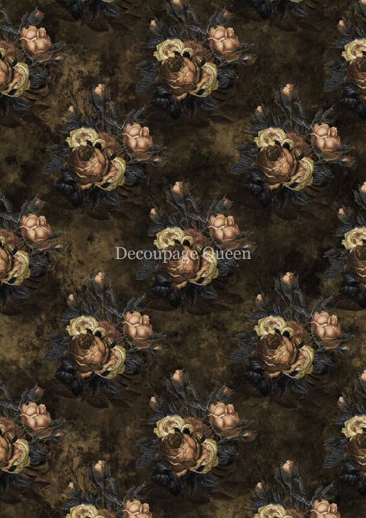 Légendes de la Forêt - Fleurs d'Automne Papier de Riz A4 - 5 Feuilles