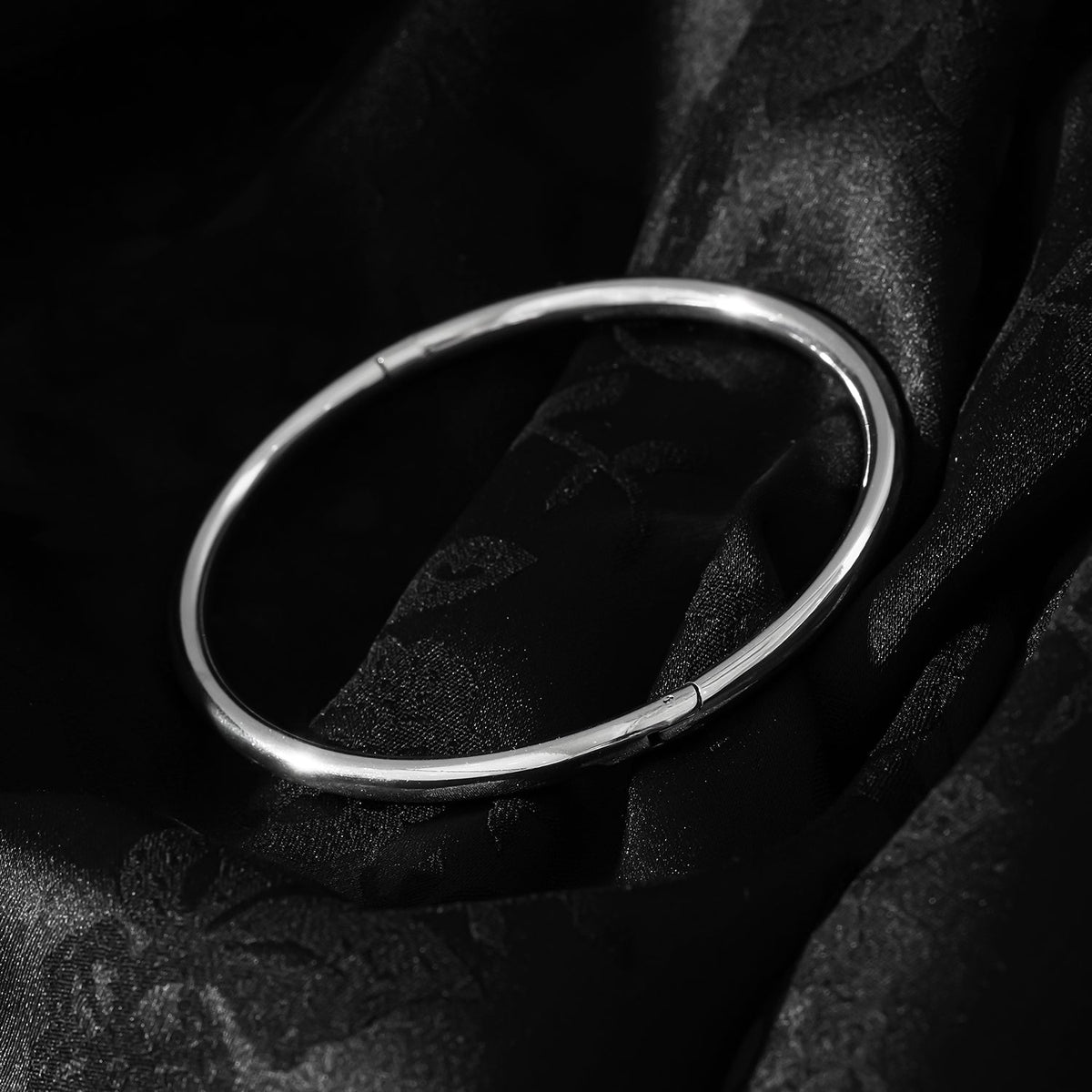 Style BARGARH : bracelet jonc en argent de style classique