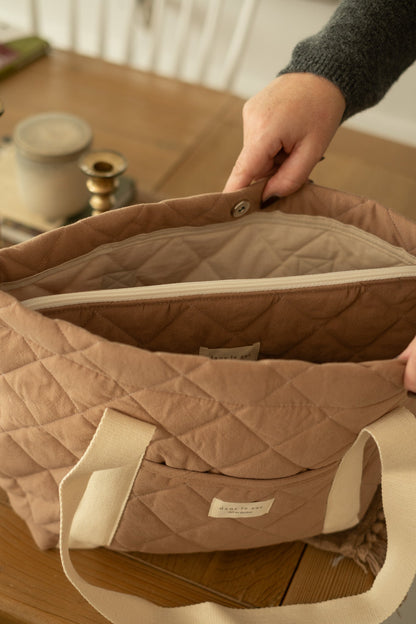 Quilted everyday tote
