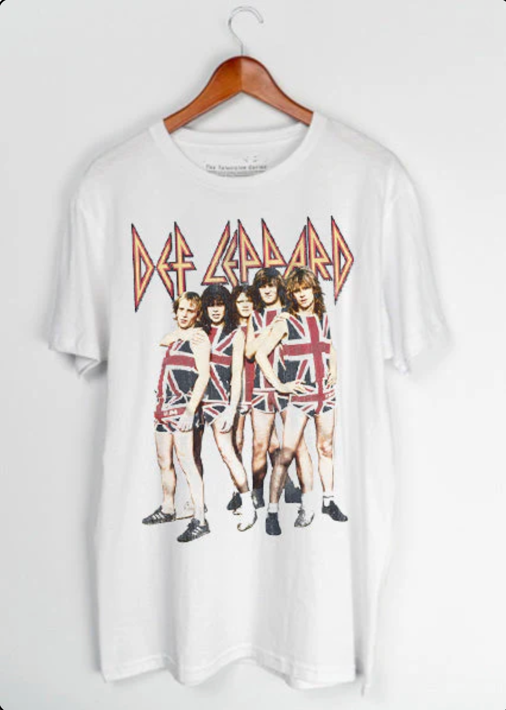 T-shirt blanc Def Leppard Group