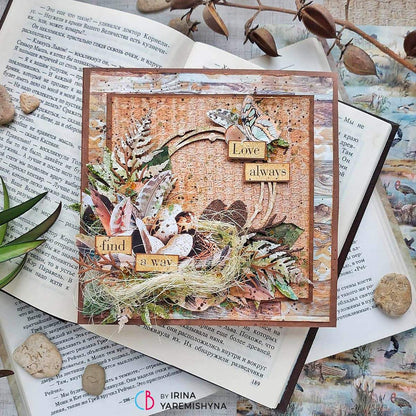 Ciao Bella Delta Paper Pad 15x15cm 24 feuilles/paquet