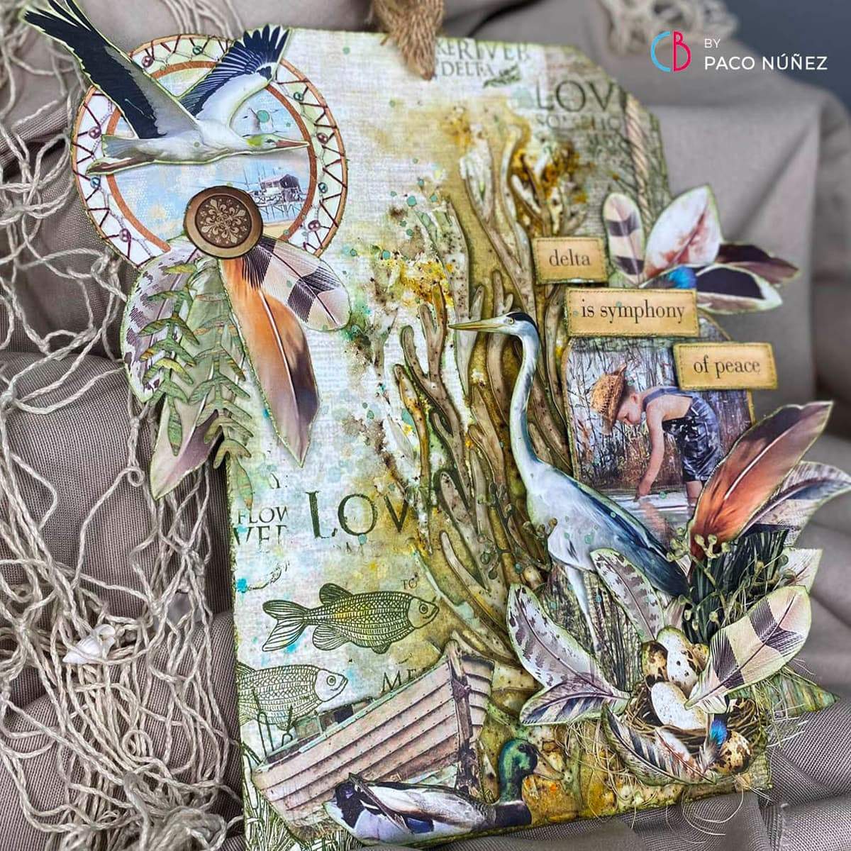 Ciao Bella Delta Paper Pad 15x15cm 24 feuilles/paquet