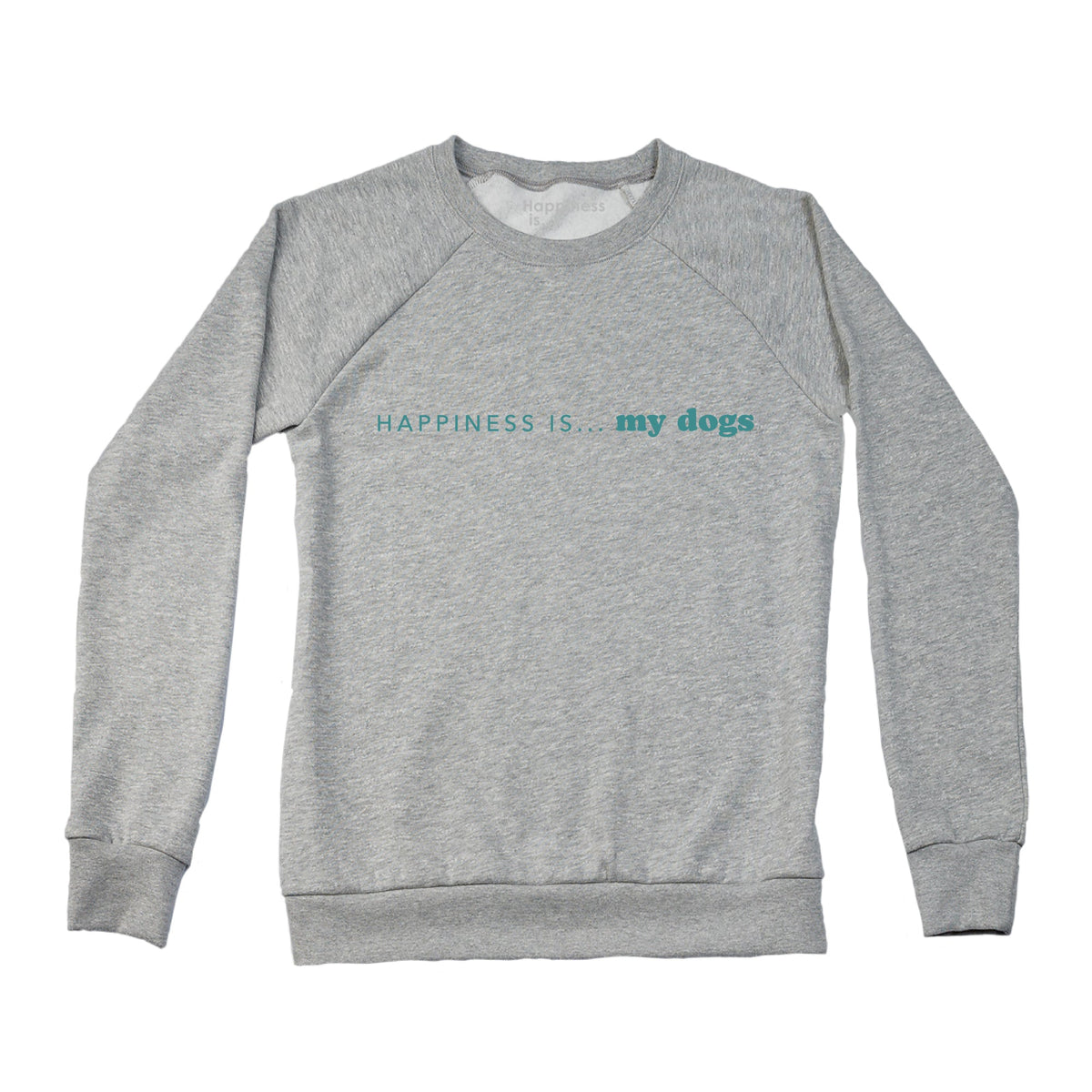 Women's My DogS Crew Sweatshirt, Heather Grey
