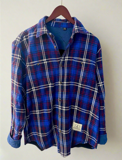 Chemise en flanelle style rockeur vintage The Doors