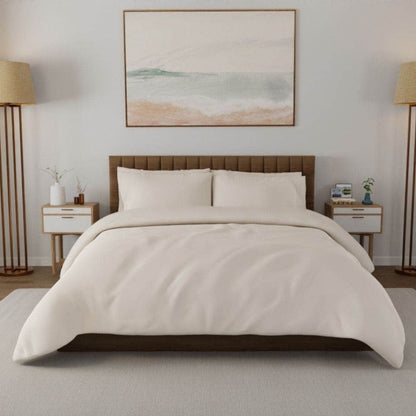 Parure de draps en percale de coton biologique essentielle