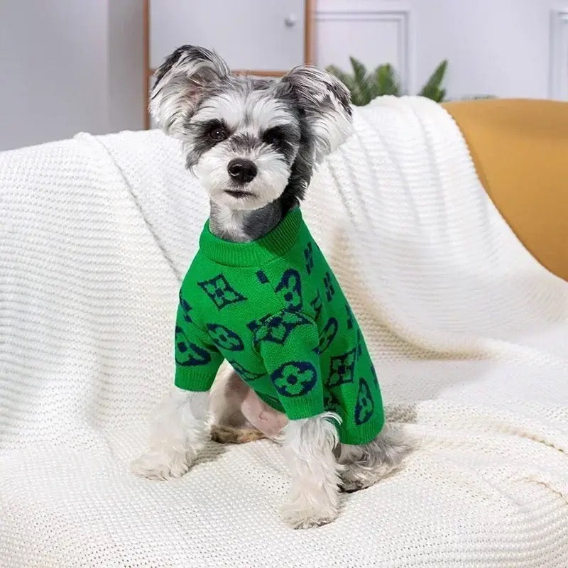 Pull pour chien Chewy Vuitawn en tricot | Doux et confortable pour tous les jours