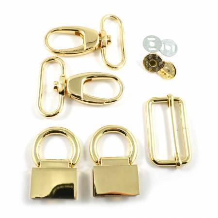 Emmaline Bags - Double Flip Shoulder Bag Hardware Set - 1.5"